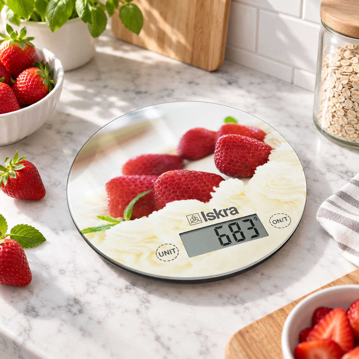 ISKRA kuhinjska digitalna vaga GKS1560-SB