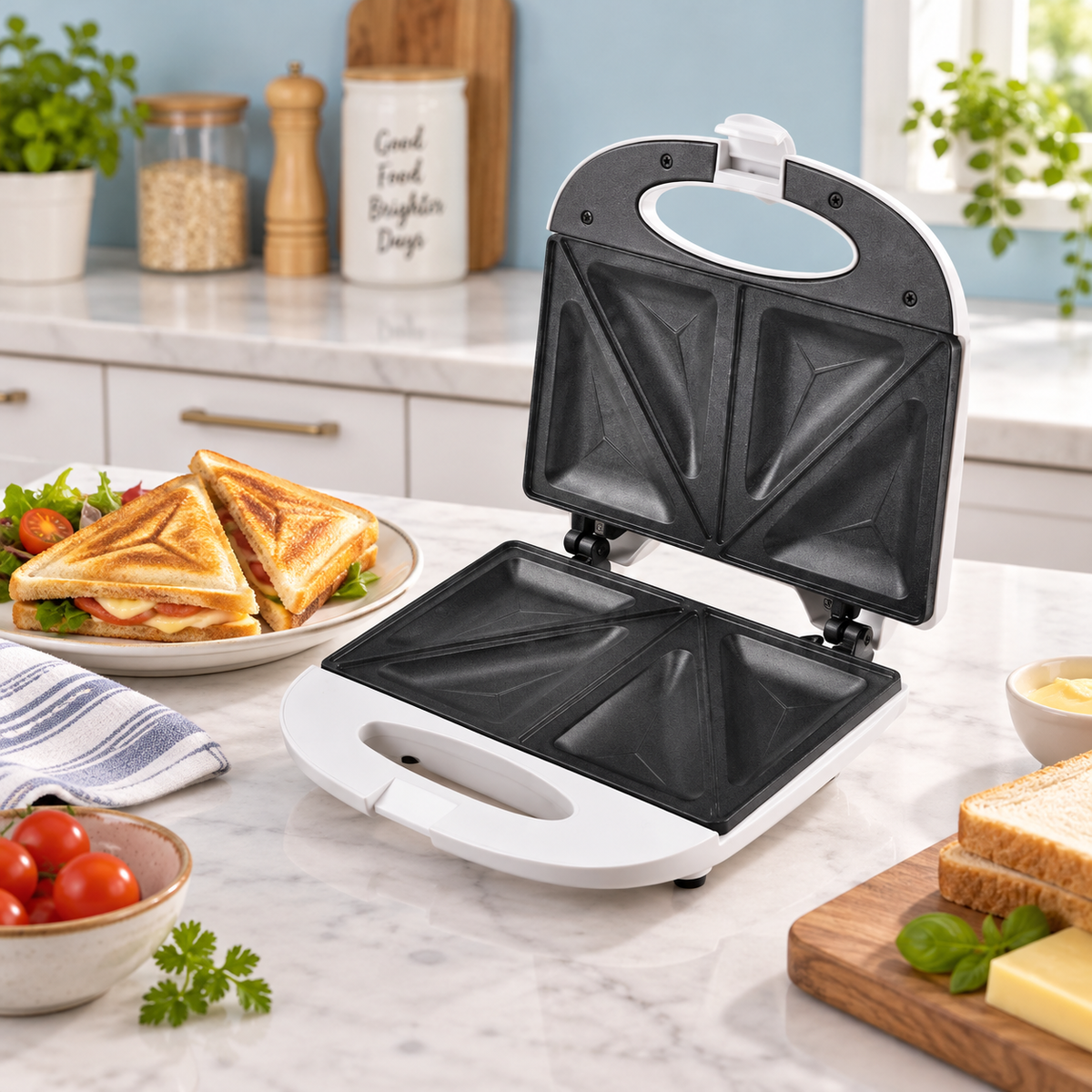 ISKRA sendvič toster 800W SM-2-WH