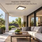Inverness SMARTWiFi nagradni LED panel četvrtast 25x25cm