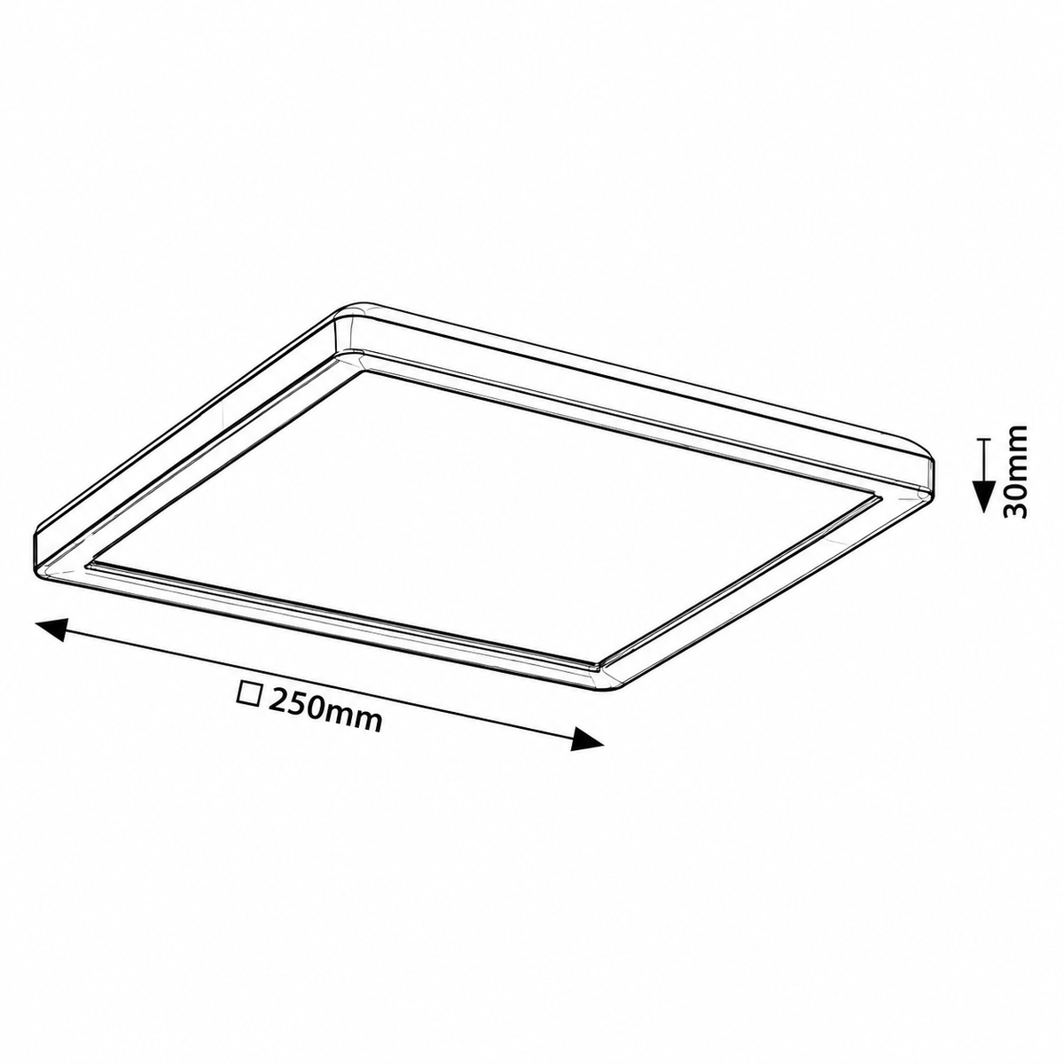 Inverness SMARTWiFi nagradni LED panel četvrtast 25x25cm