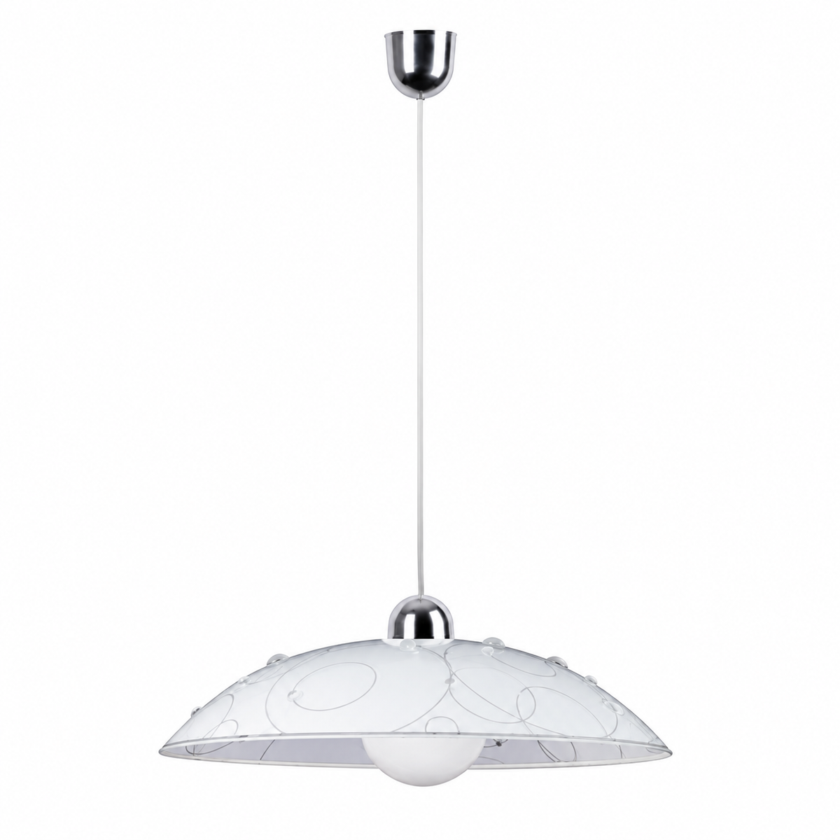 Jolly Visilica D40 E27 60W hrom