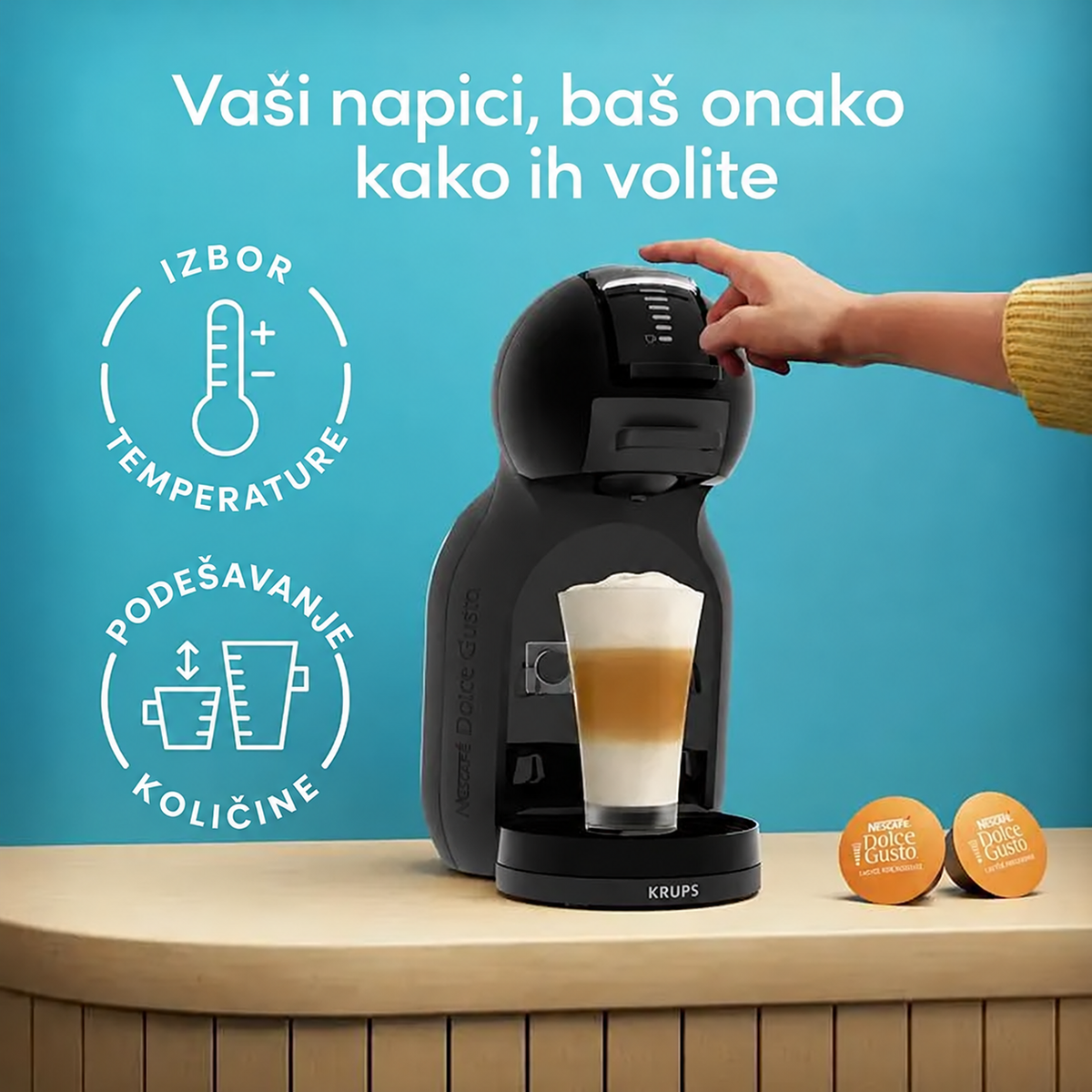 KRUPS DOLCE GUSTO APARAT ZA KAFU KP1438