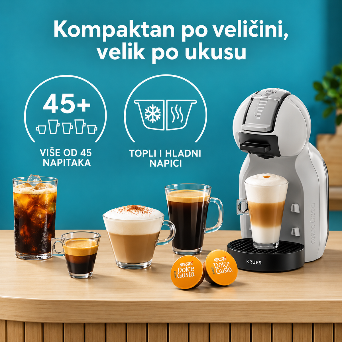 KRUPS DOLCE GUSTO APARAT ZA KAFU KP143G