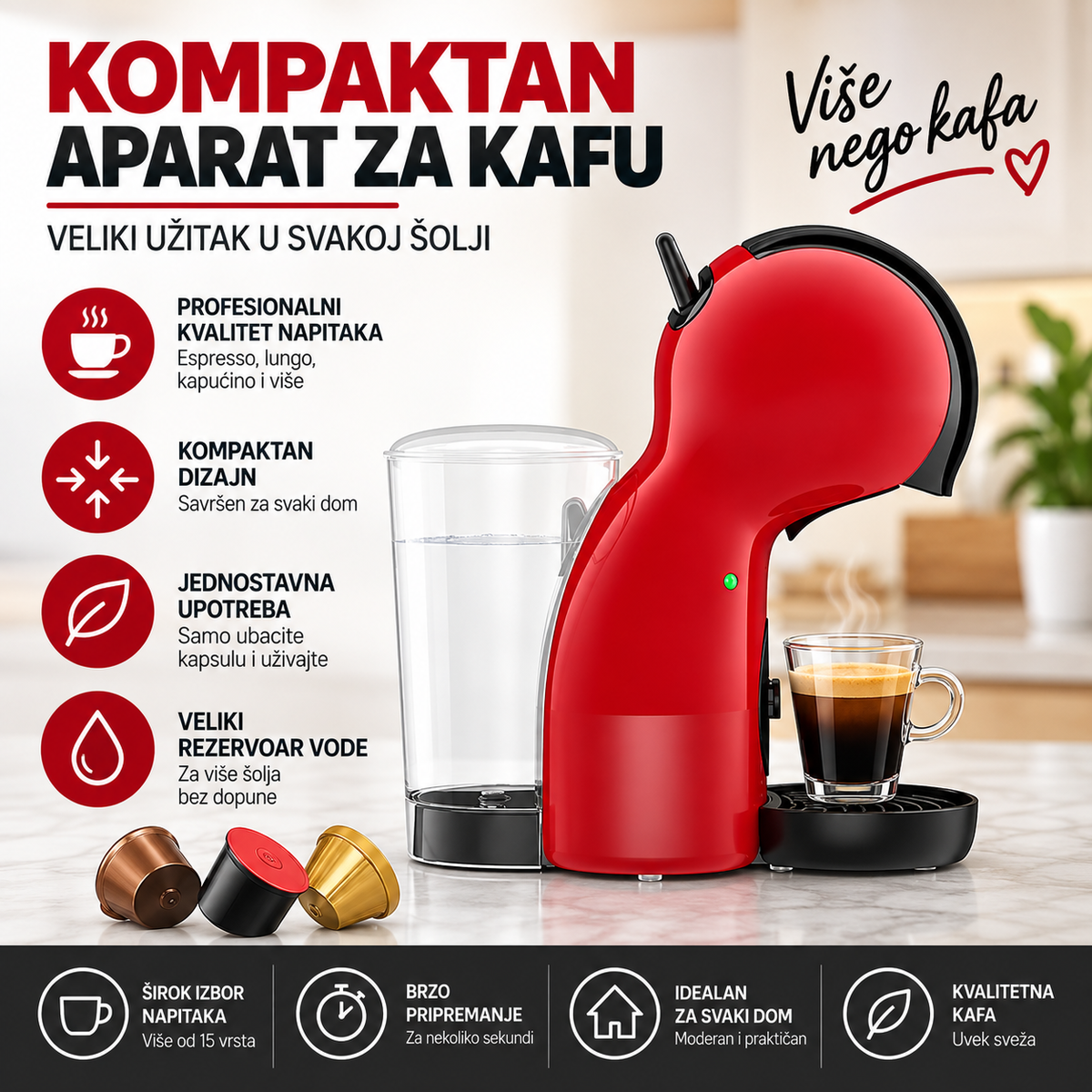 KRUPS DOLCE GUSTO APARAT ZA KAFU KP1A3510