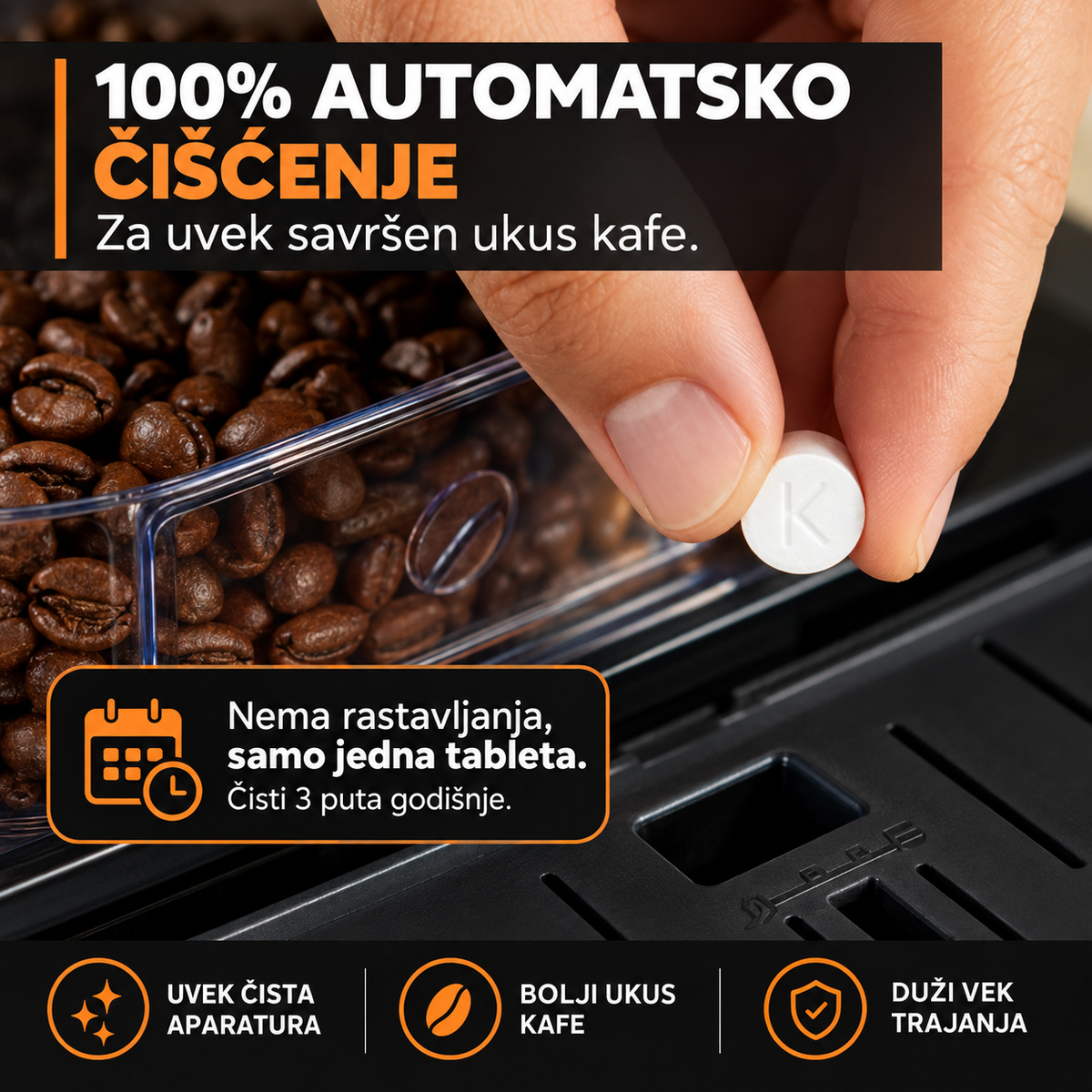 KRUPS ESPRESSO APARAT ZA KAFU EA402H
