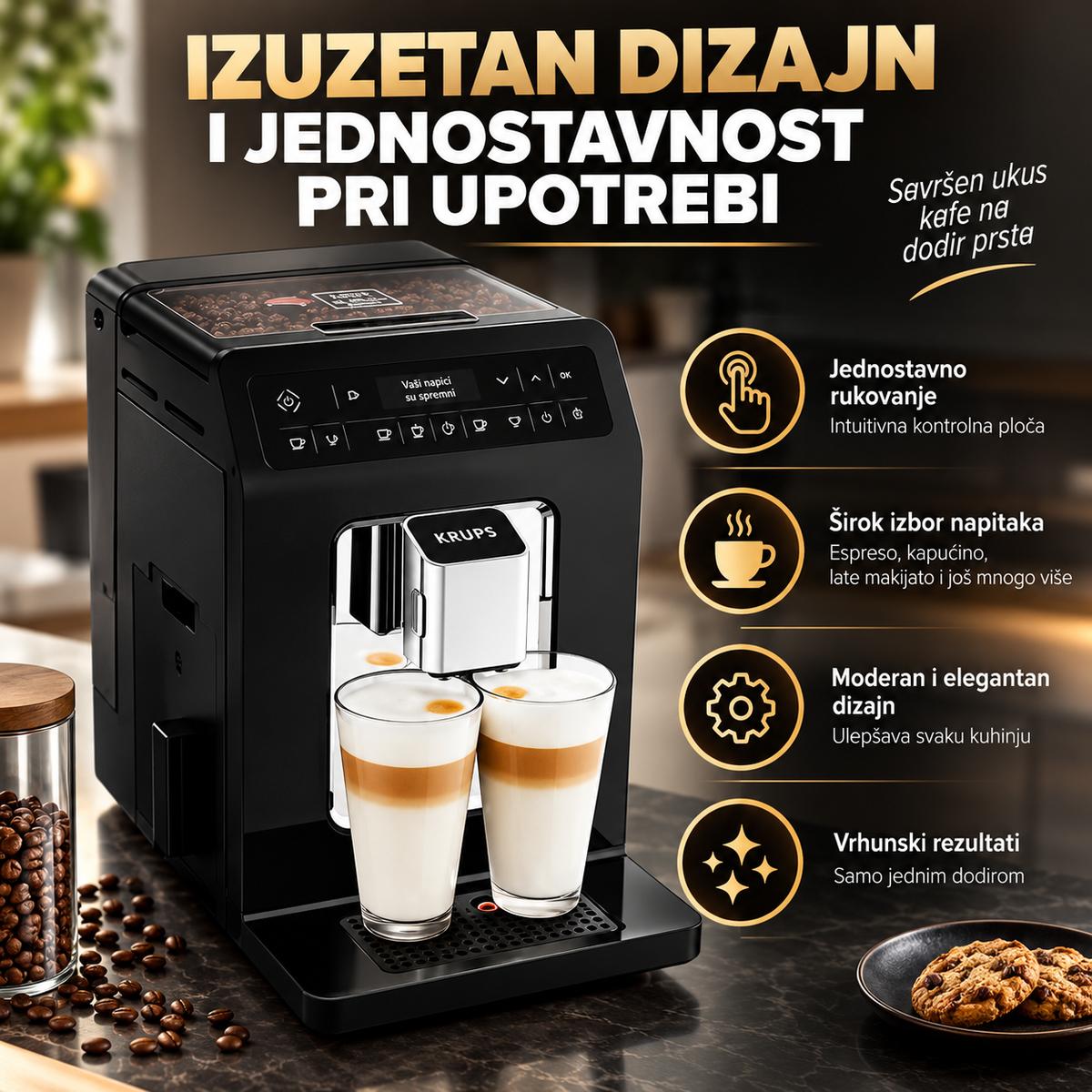 KRUPS ESPRESSO APARAT ZA KAFU EA890810