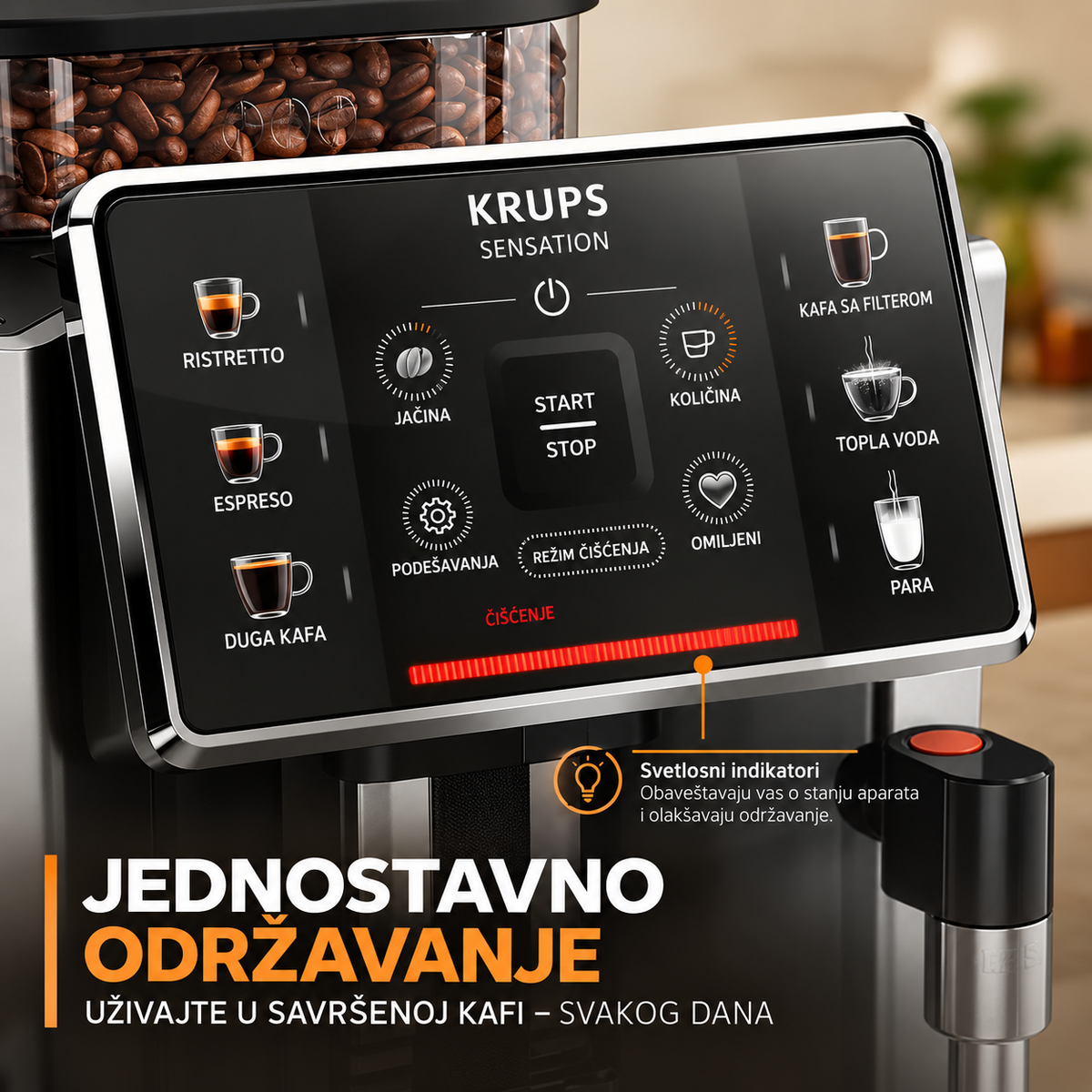 KRUPS ESPRESSO APARAT ZA KAFU EA910E10