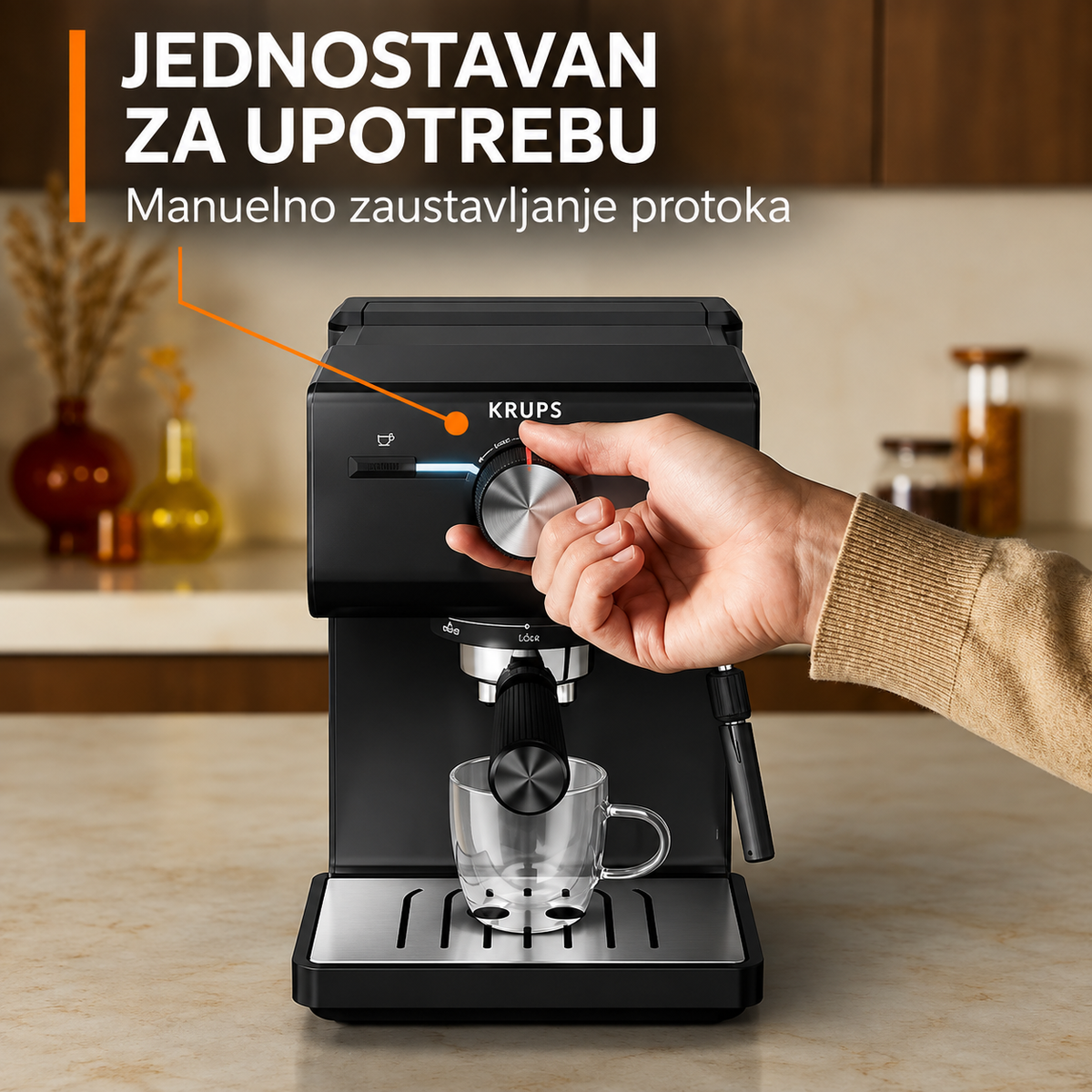 KRUPS ESPRESSO APARAT ZA KAFU XP381810