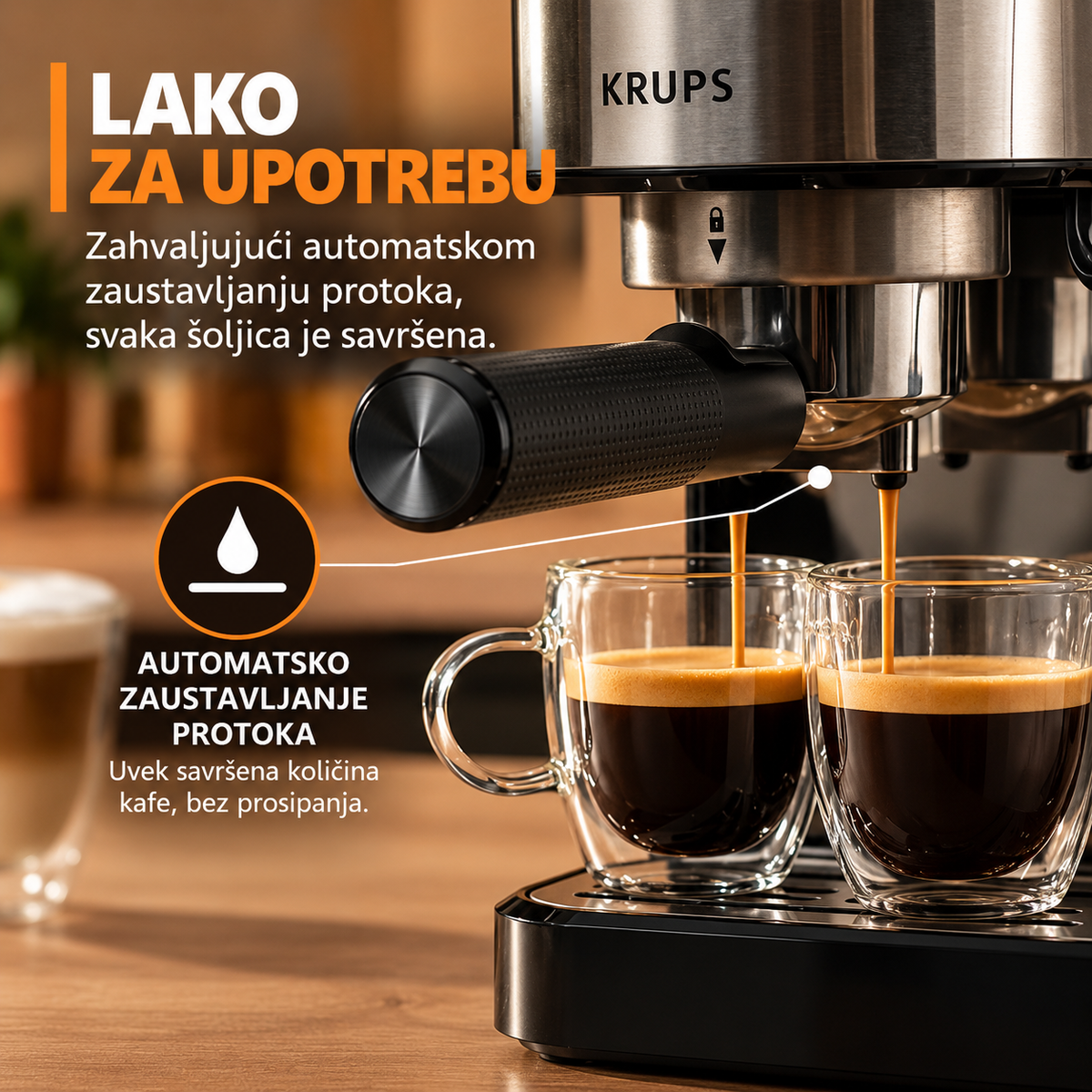 KRUPS ESPRESSO APARAT ZA KAFU XP441810