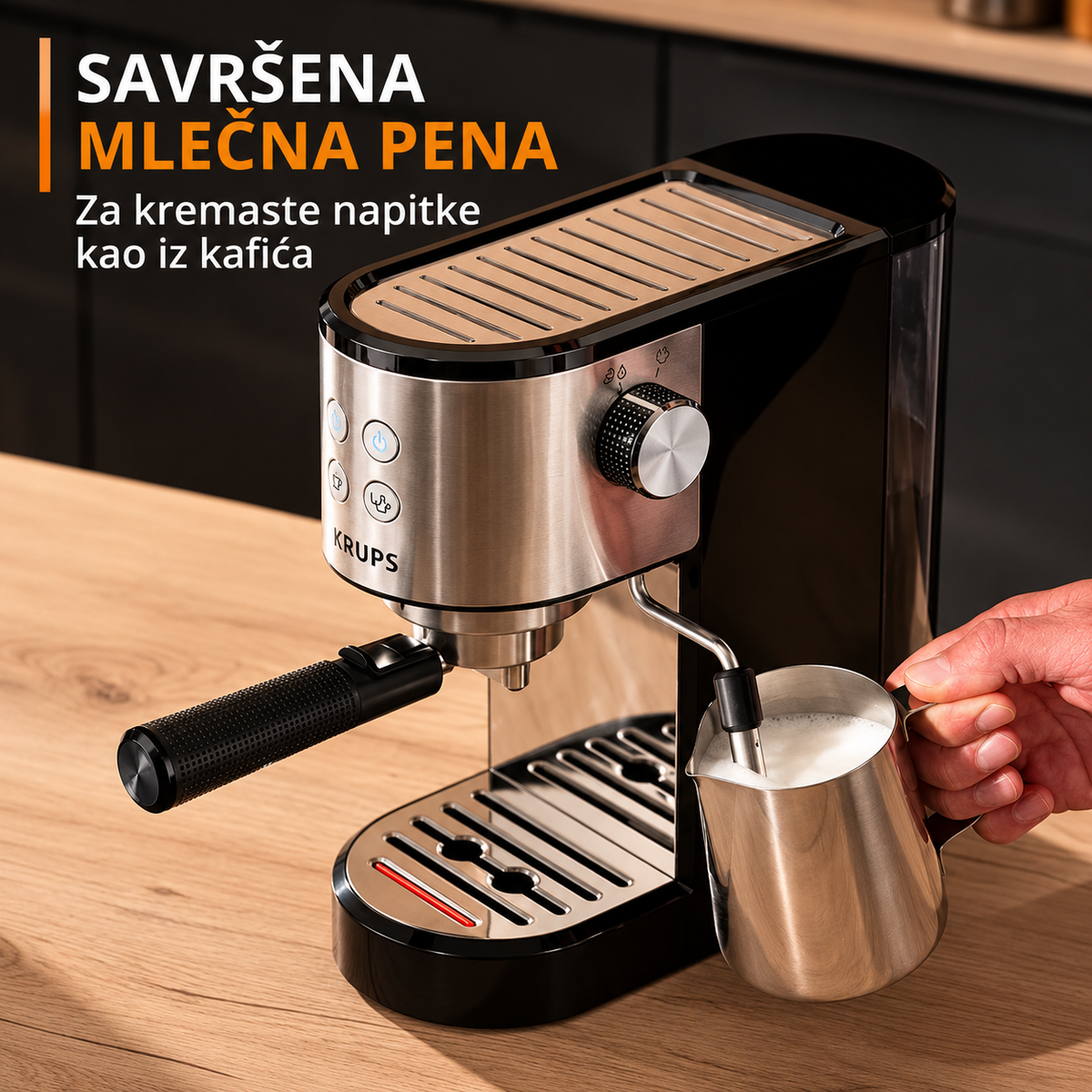 KRUPS ESPRESSO APARAT ZA KAFU XP441810