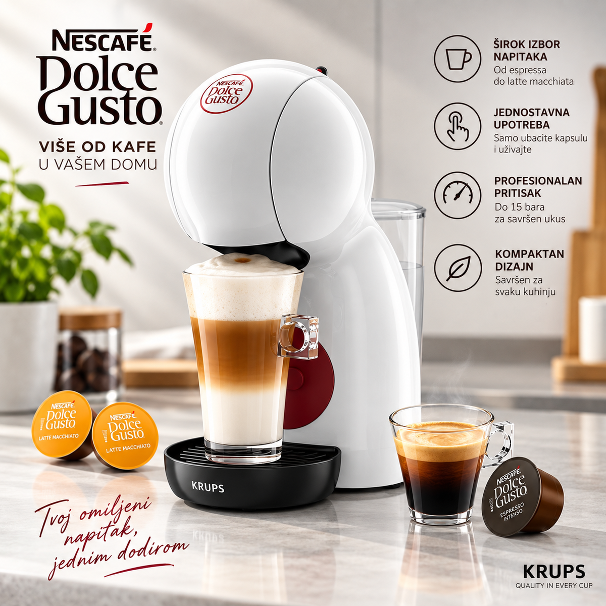 KRUPS DOLCE GUSTO APARAT ZA KAFU KP1A3110