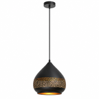 Kaia Visilica E27 1x40W crno/zlatno