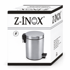 Kanta za smeće sa pedalom, 7 l, INOX ZLN6898