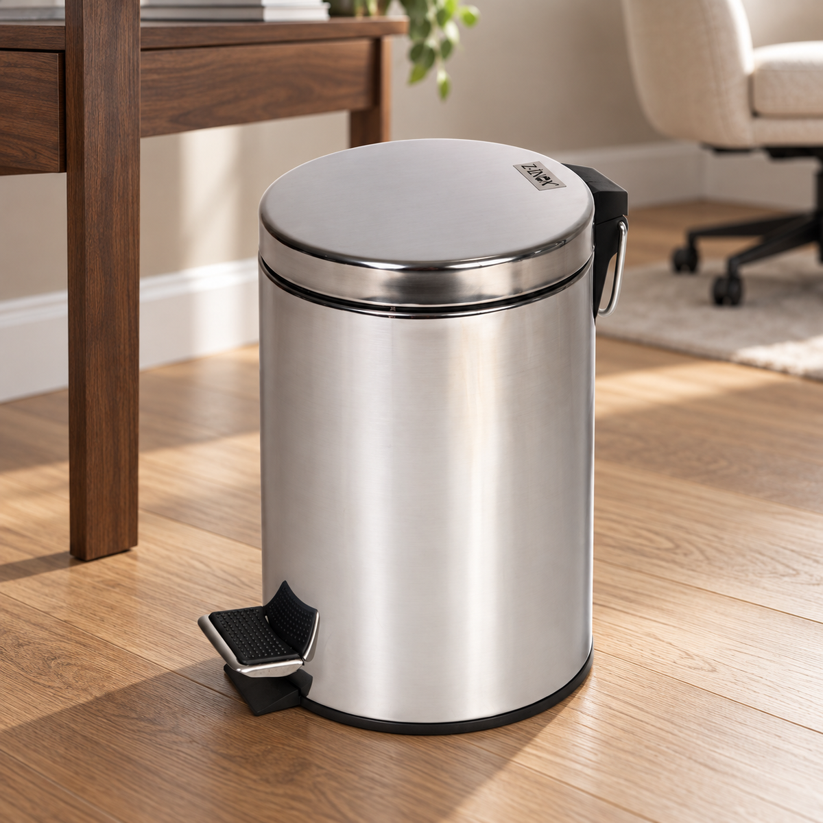 Kanta za smeće sa pedalom, 7 l, INOX ZLN6898
