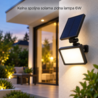 Kelna spoljna solarna zidna lampa  6W