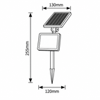 Kelna spoljna solarna zidna lampa  6W