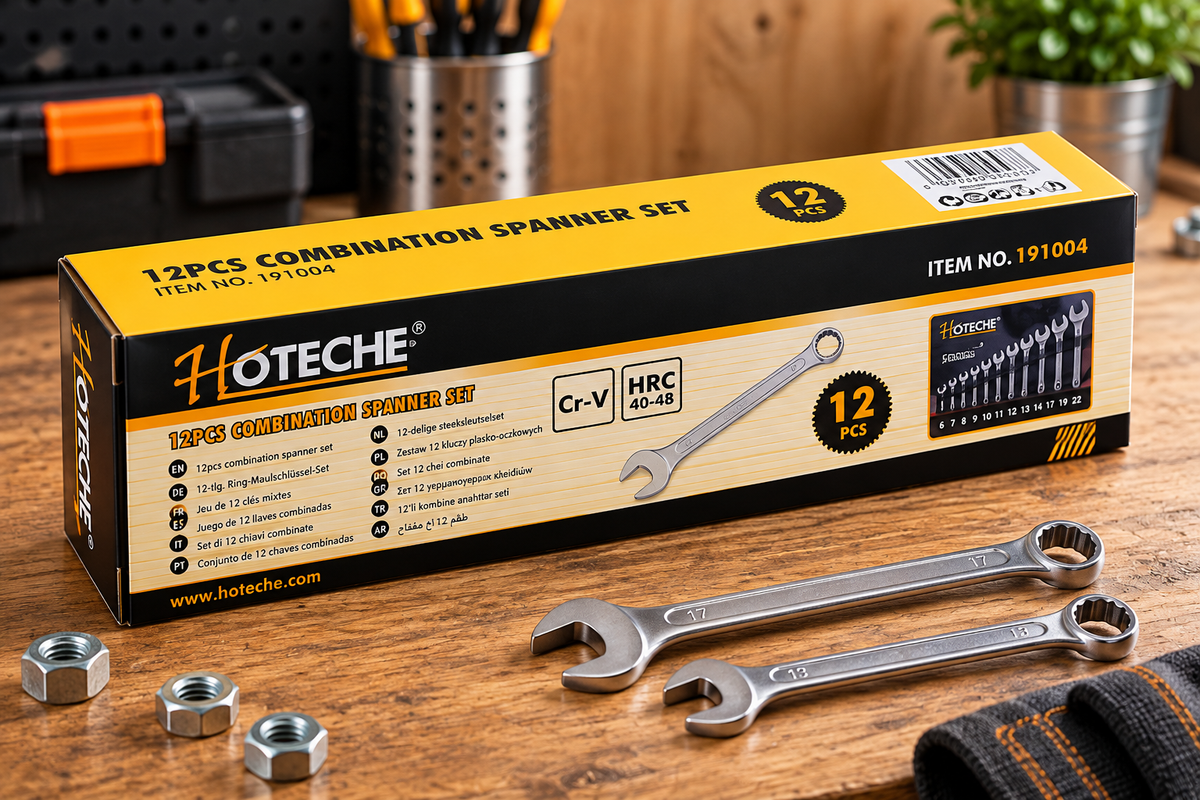 Ključ vilasto okasti 12x 8-22 CRV Hoteche