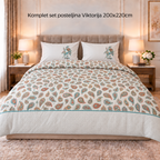 Komplet set posteljina Viktorija 200x220cm