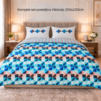 Komplet set posteljina Viktorija 200x220cm