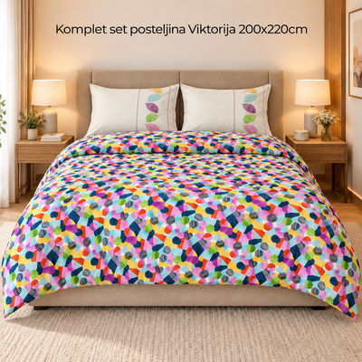 Komplet set posteljina Viktorija 200x220cm
