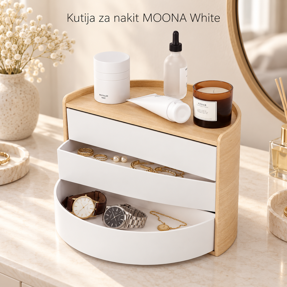 Kutija za nakit MOONA White