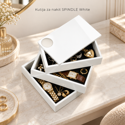 Kutija za nakit SPINDLE White
