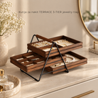 Kutija za nakit TERRACE 3-TIER jewelry tray