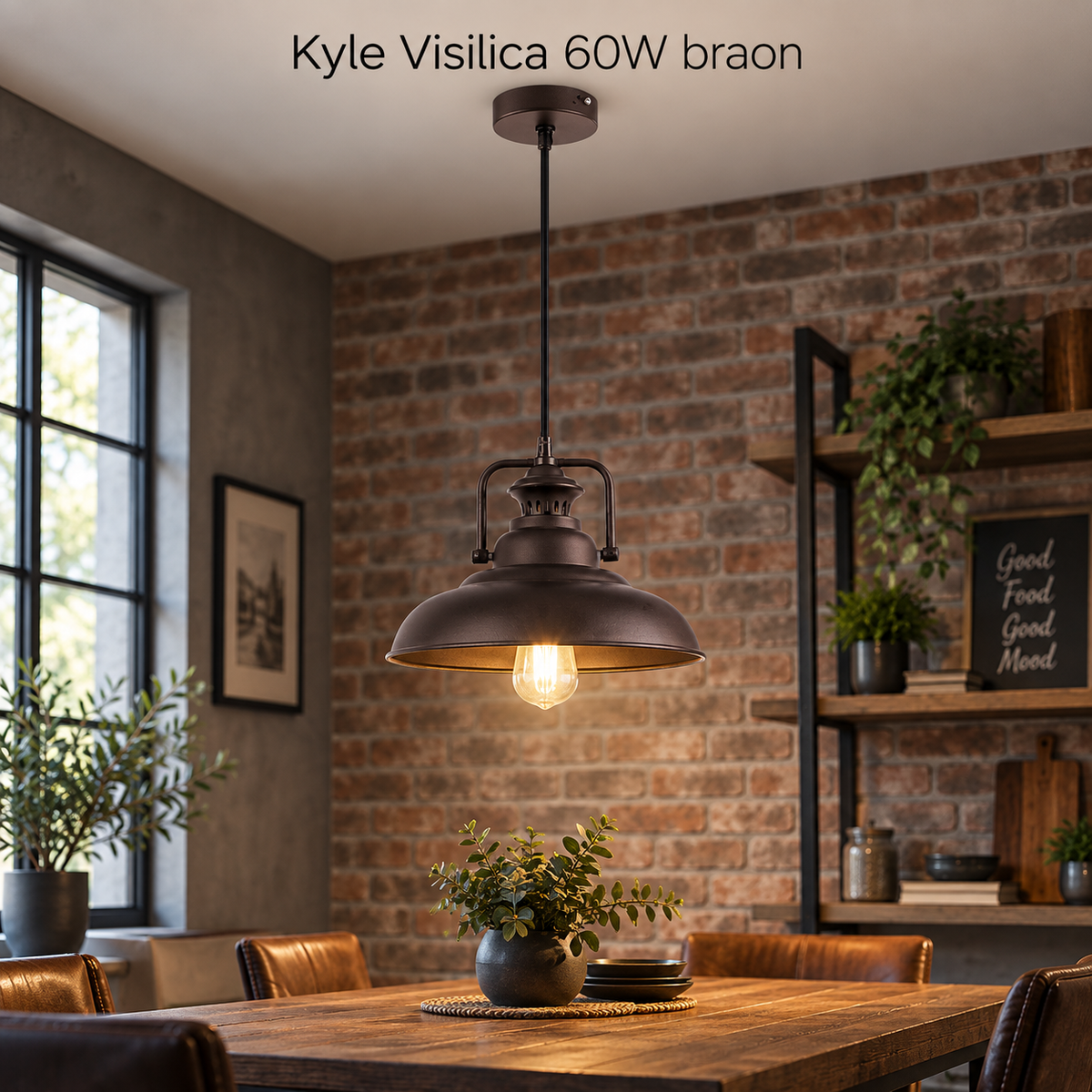 Kyle Visilica E27 max60W braon
