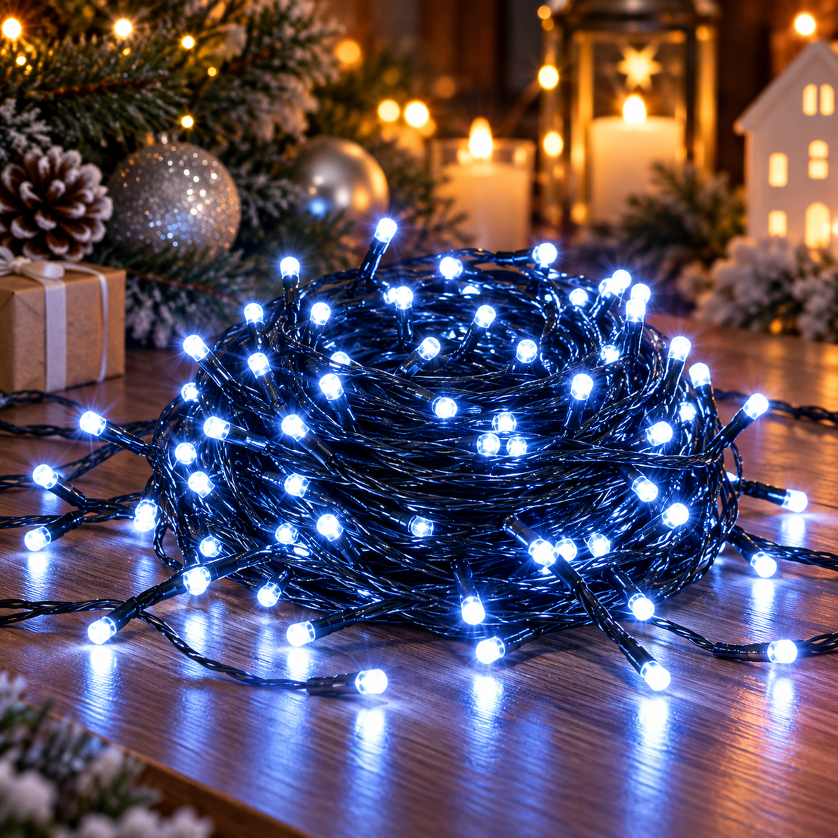 Lampice za jelku sa 100 LED dioda dnevno svetlo ML-C2002 10m