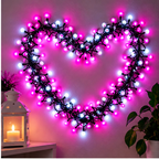 Lampice za jelku sa 100 roze i belih LED dioda 10m ML-C2021