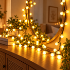 Lampice za jelku sa 100 toplo belih LED dioda ML-C2009 10m