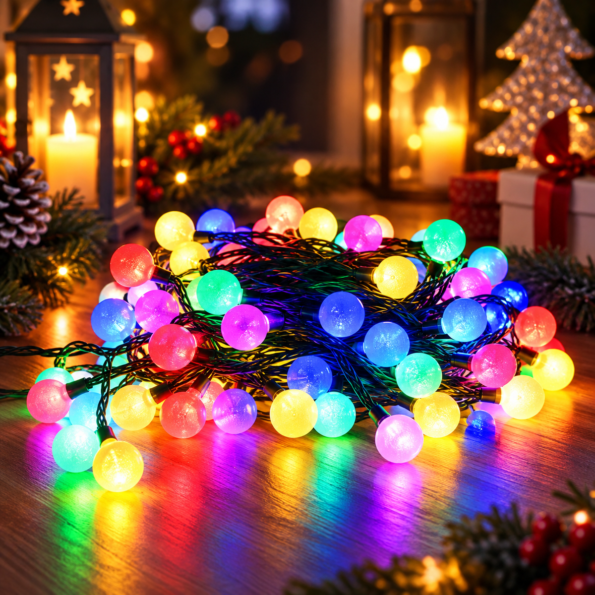 Lampice za jelku sa 100 višebojnih LED dioda ML-C2011 10m