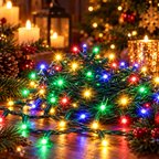 Lampice za jelku sa 200 višebojnih LED dioda KII200/M 16m