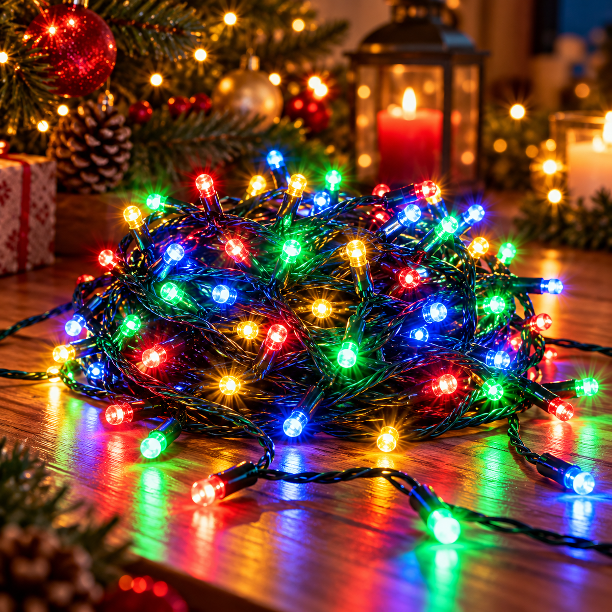 Lampice za jelku sa 200 višebojnih LED dioda ML-C2006  20m
