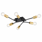 Lanny plafonjera LED E27 6x15W