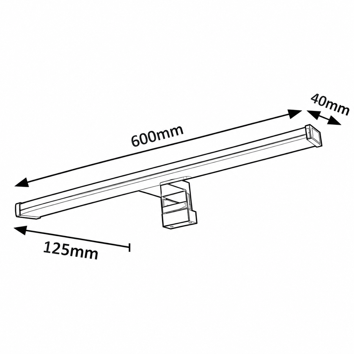 Levon zidna lampa LED 12W 60cm
