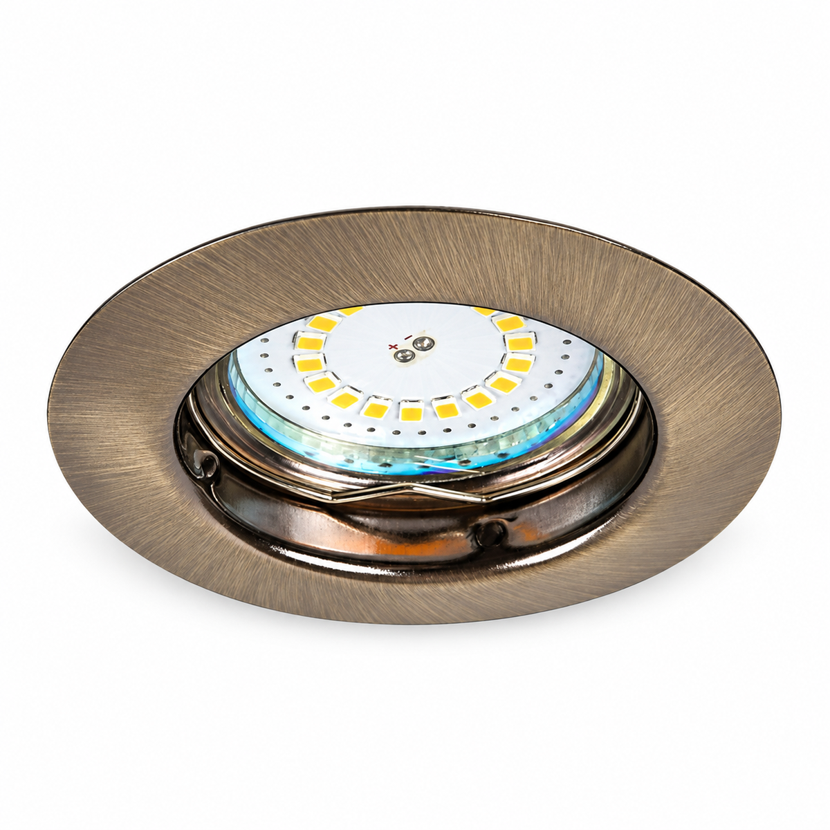 Lite LED ugradni spot GU10 3x3W 3000K bronza , set 3kom