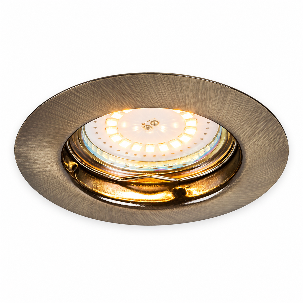Lite LED ugradni spot GU10 3x3W 3000K bronza , set 3kom