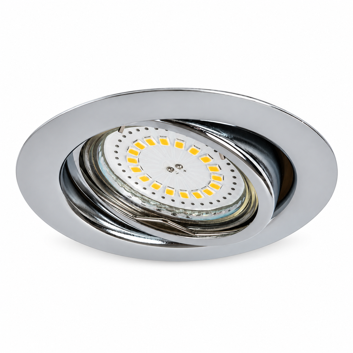 Lite LED ugradni spot GU10 3x3W hrom, set 3kom