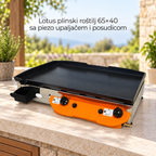 Lotus plinski roštilj 65×40 sa piezo upaljačem i posudicom