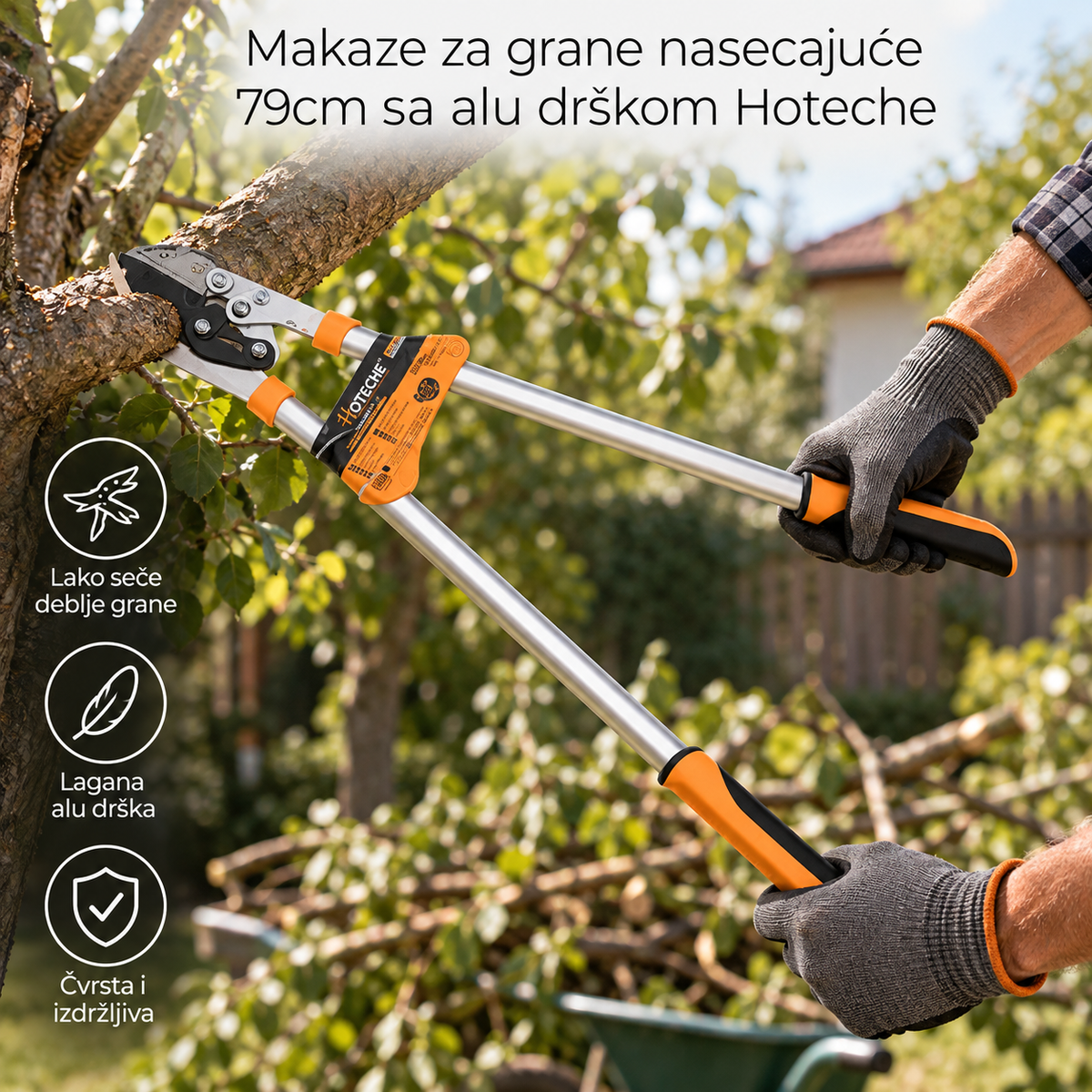 Makaze za armaturu 750mm Hoteche