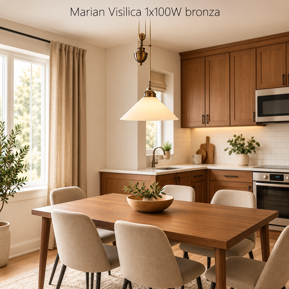 Marian Visilica E27 1x100W bronza