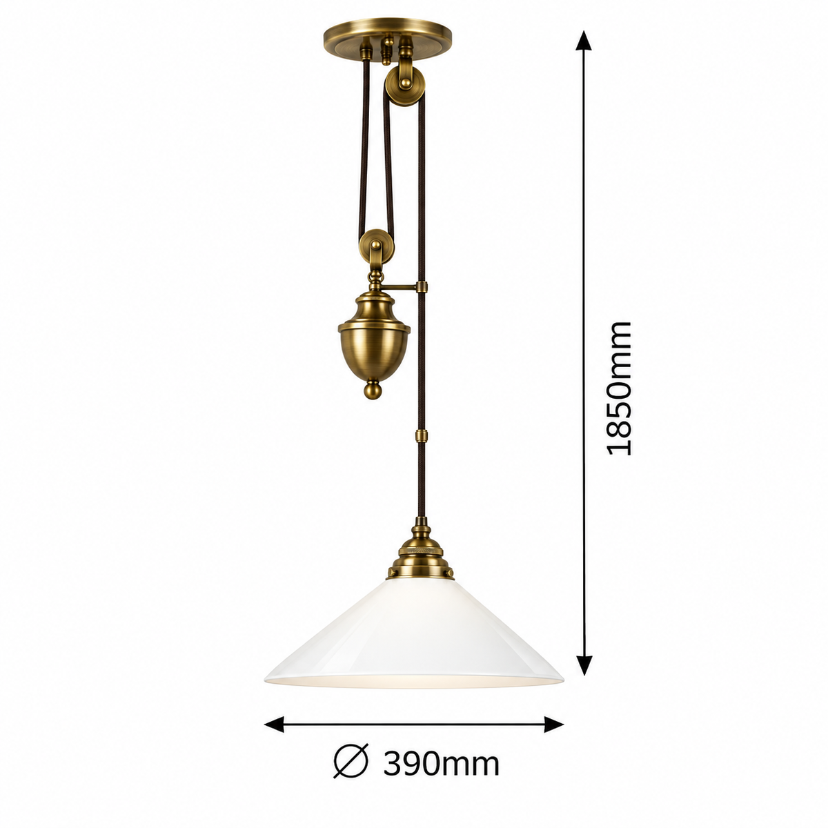 Marian Visilica E27 1x100W bronza