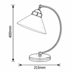 Marian stona lampa E27 60W bronza
