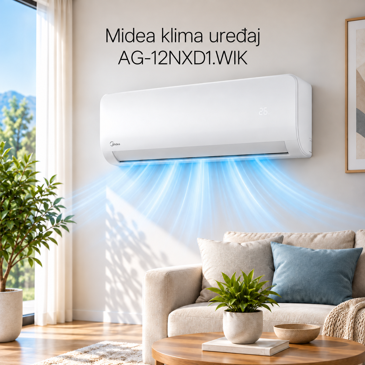 Midea klima uređaj AG-12NXD1.WIK