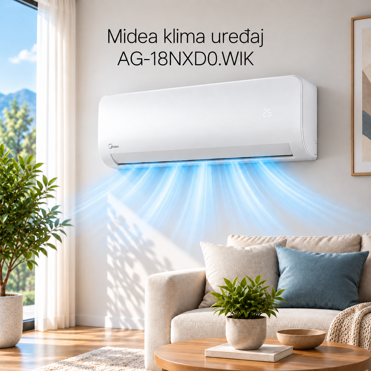 Midea klima uređaj AG-18NXD0.WIK