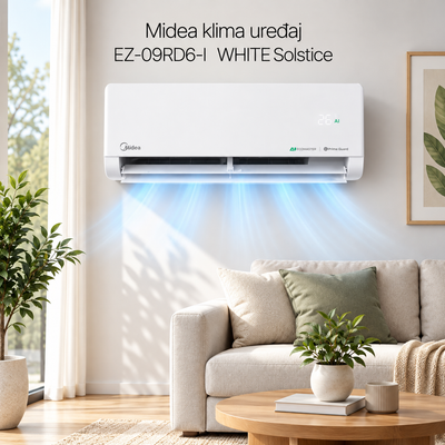 Midea klima uređaj EZ-09RD6-I   WHITE Solstice