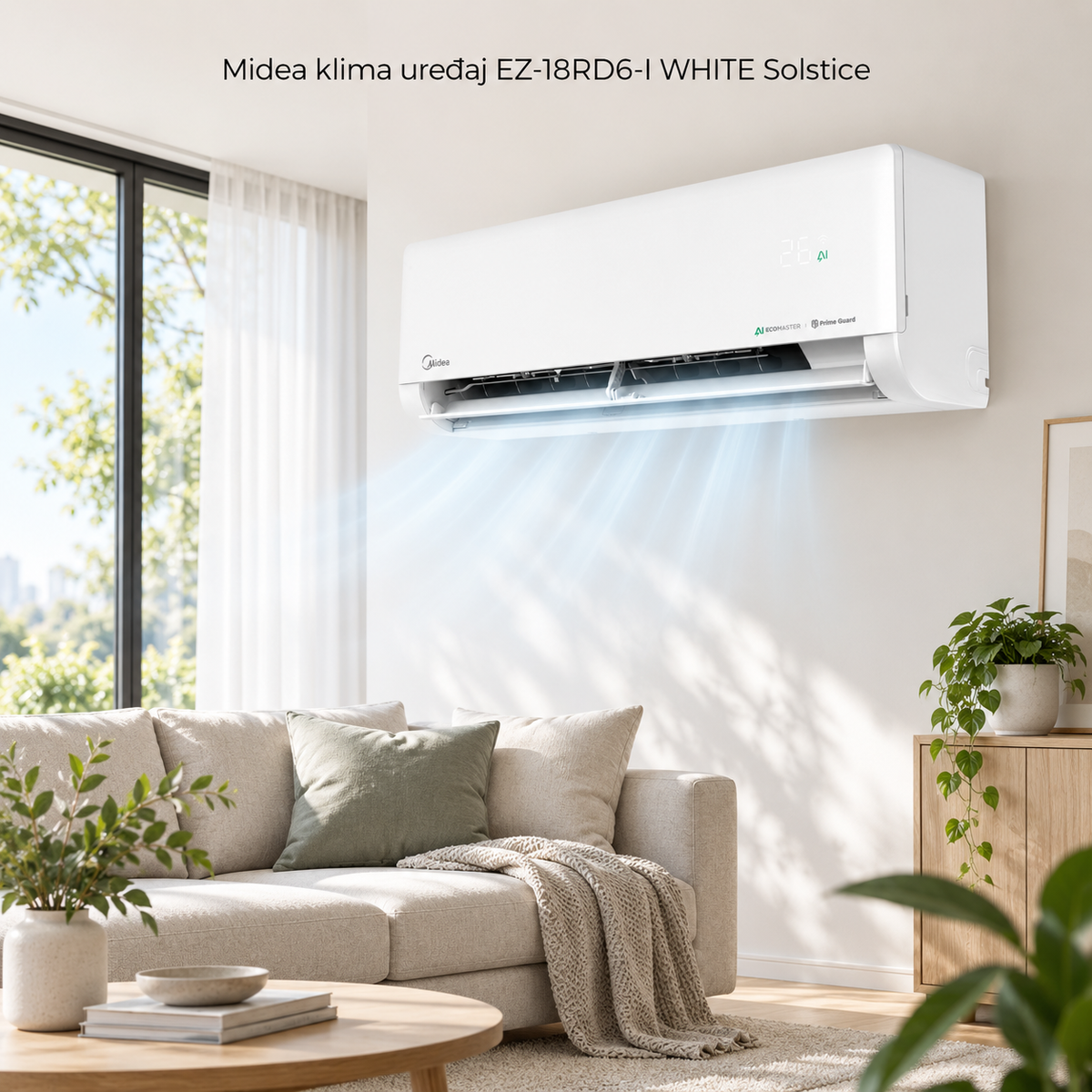 Midea klima uređaj EZ-18RD6-I   WHITE Solstice
