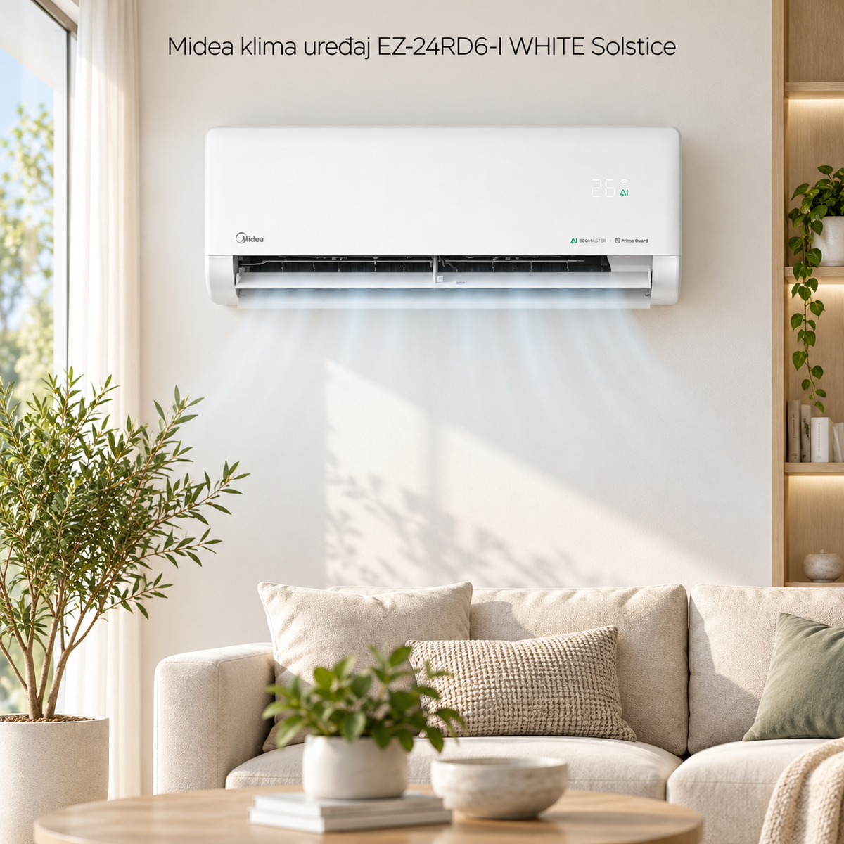 Midea klima uređaj EZ-24RD6-I   WHITE Solstice