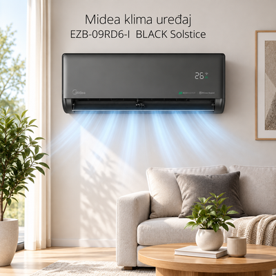 Midea klima uređaj EZB-09RD6-I  BLACK Solstice